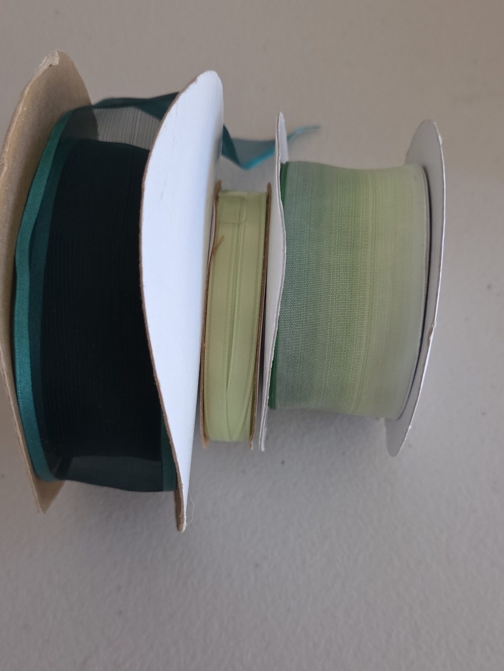 Green Colors Ribbon - Trim Bundle 2 Wired